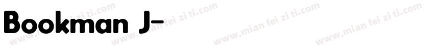 Bookman J字体转换
